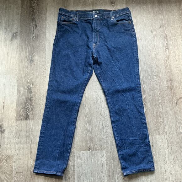 Abercrombie‎ A&F Vintage Stretch 90's Straight Mens Jeans 40x34 - Picture 1 of 9